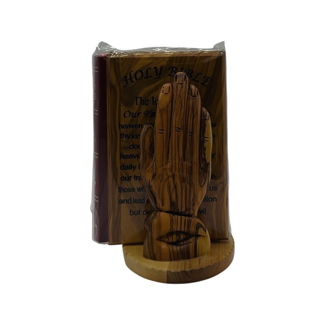 Praying Hands with Bible